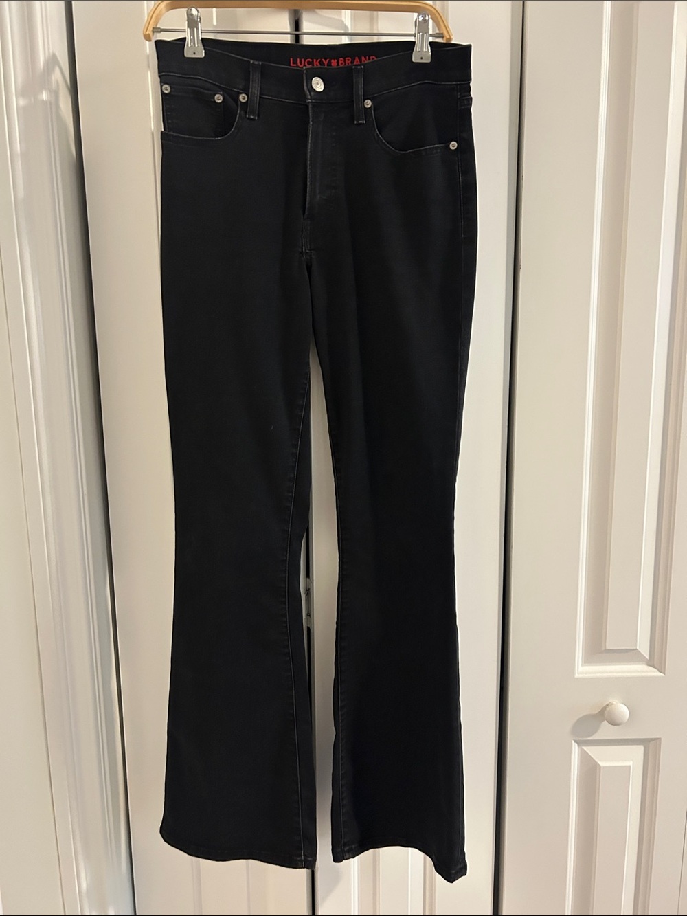 Lucky Brand Black Flared Jeans - Women's Wide Leg